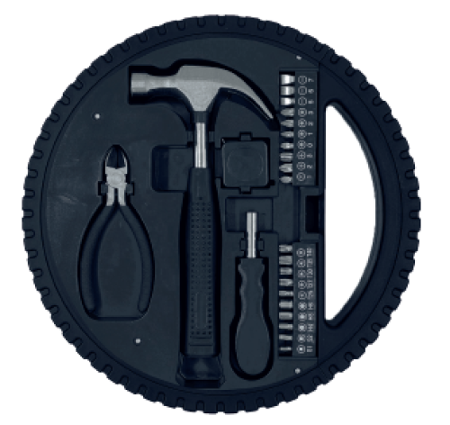 صندوق أدوات على شكل إطار, صندوق أدوات للتصليح اليد...