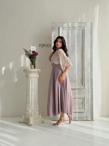 فستان بقطعتين انيق