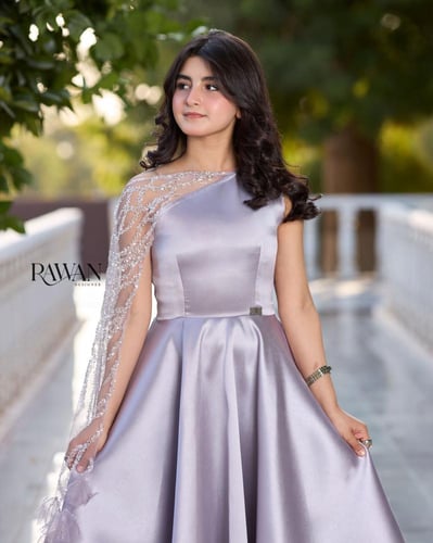 فستان موف ميكادو مع شك