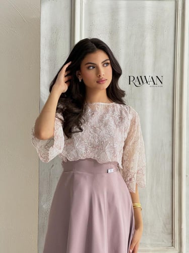 فستان بقطعتين انيق