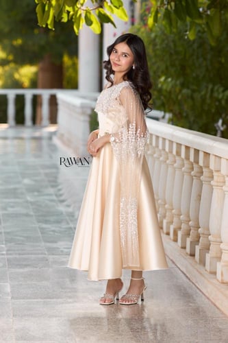 فستان بيج ميكادو مع شك