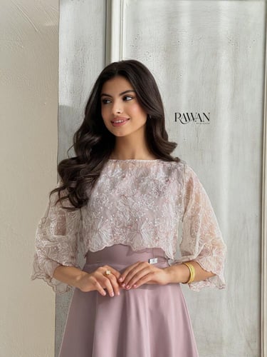 فستان بقطعتين انيق