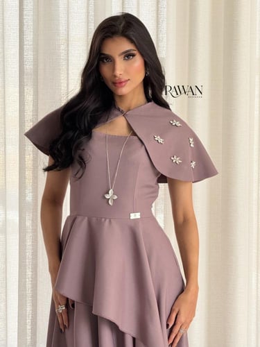 فستان موف فاتح