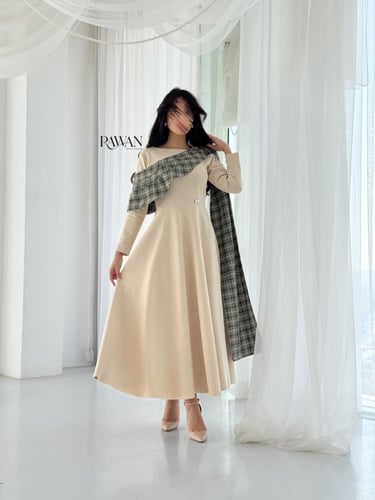 فستان شامواه بيج - زيتي