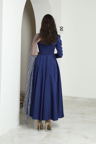 فستان كحلي مميز