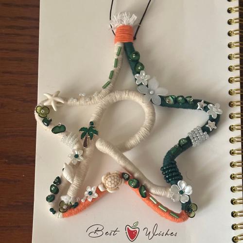 نجمة داخلها حرفR