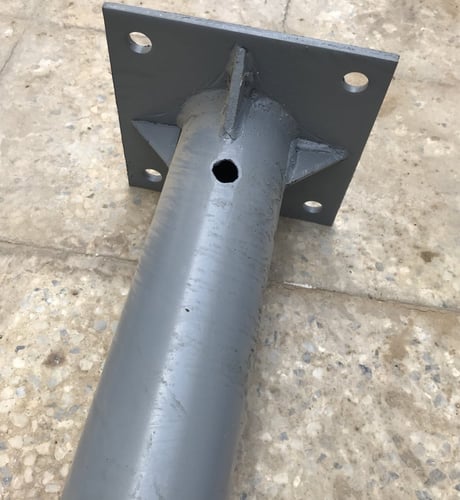 ماسورة مروحة 4 متر 3 بوصة