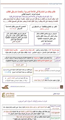 ملزمة الرخصة المهنية الإرشاد الطلابي pdf
