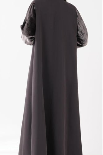 تسليم فوري - بليزر مخمل بني فرنسي #123