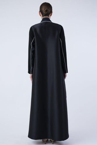 عبايه كريب أسود - تسليم فوري #41