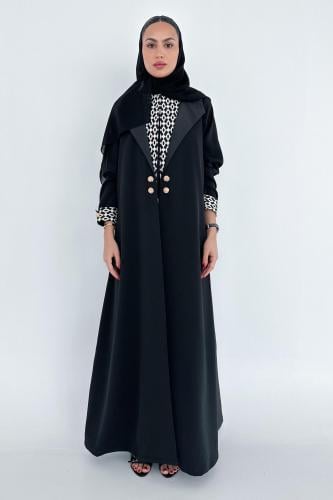 تسليم فوري - عبايه كريب ياباني وتفته ايطالي بازرار...