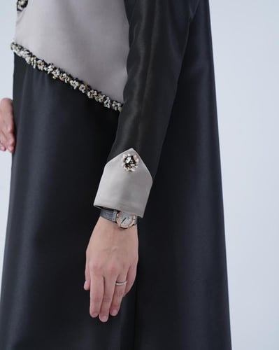 عبايه تفته أسود - تسليم فوري #37