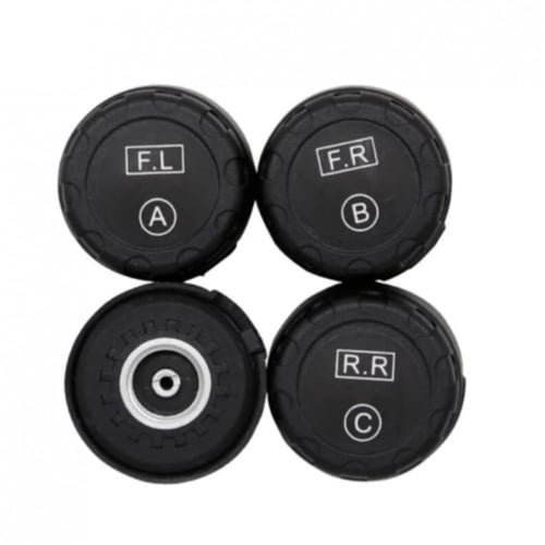 جهاز مراقبة ضغط الإطارات تثبيت على الطبلون مع 4 حس...