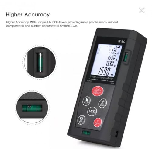 متر ليزر 80متر