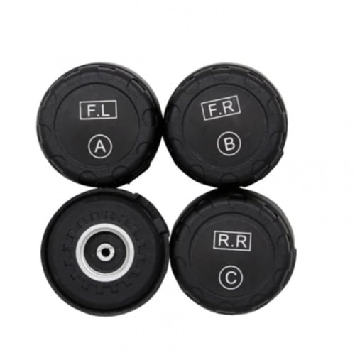 جهاز مراقبة ضغط الإطارات تثبيت على القزاز مع 4 حسا...