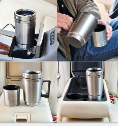 كوب استيل لغلي الماء للسيارة 330مل