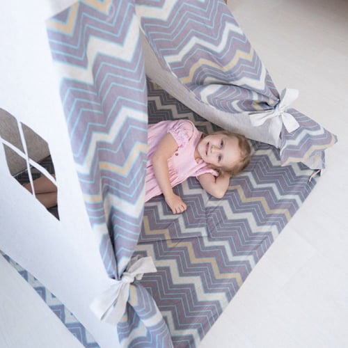 خيمة المغامورن-ابيض و ازرق