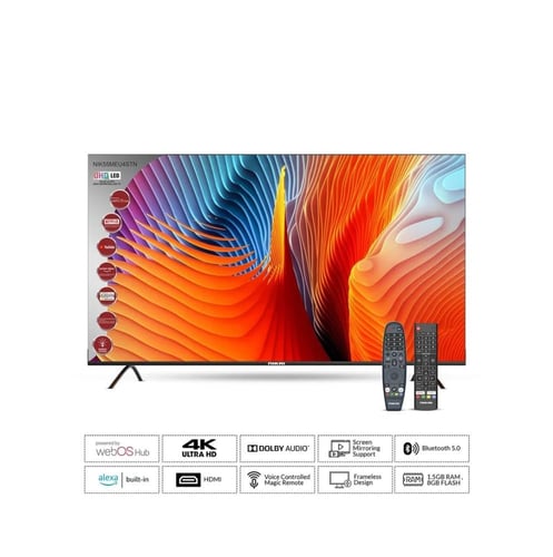 شاشة نيكاي 85 بوصة سمارت 4K نظام ويب اس NIK85MEU4S...