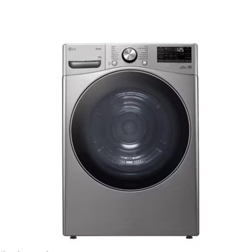 RH18U8EVCW مجفف LG ذو عاكس مزدوج سعة 18 كجم، مع مس...