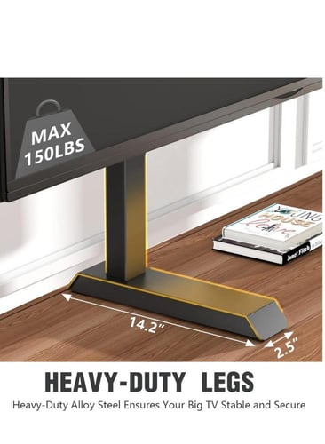 حمود، قاعدة حامل تلفزيون ارجل شاشة عالمية لأجهزة ا...