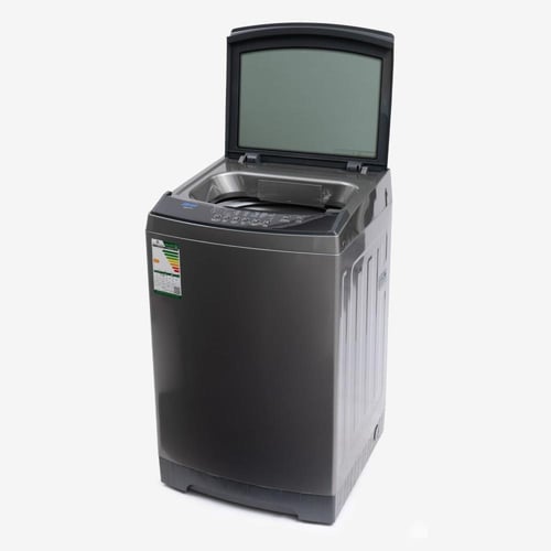 أوجين غسالة أوتوماتيك ,تعبئة علوية ,12 كغ ,فضي - U...