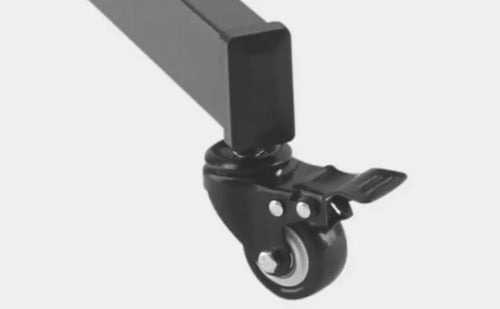 حامل تلفزيون ارضي بعجلات مع فاصل بجودة عالية لشاشا...