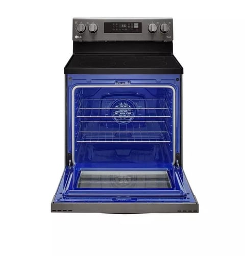 فرن كهربائي ال جي 6.3 قدماً مزود ™PrintProof أسود...