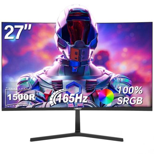 شاشة ألعاب منحنية Niko مقاس 27 بوصة بدقة 2K QHD