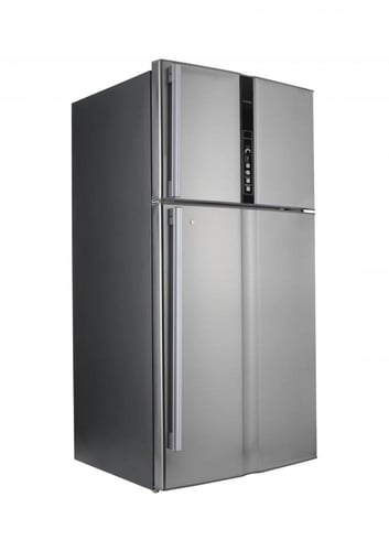 هيتاشي ثلاجة بابين بفريزر علوي 24.8 قدم مكعب - 700...