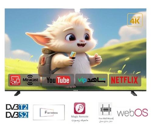 شاشة فوكس 65 بوصة 4K UHD WebOS - سمارت FS65WB