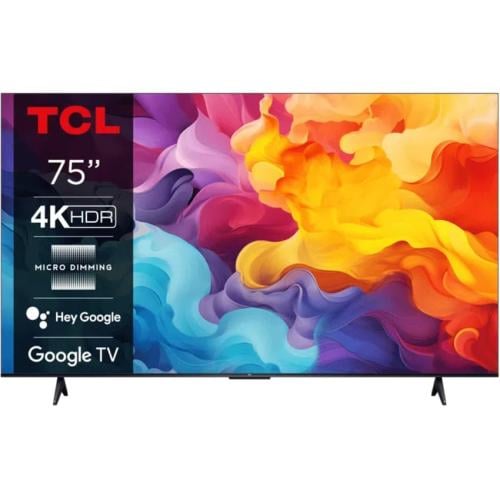 شاشة تي سي ال سمارت LED، مقاس 75 بوصة ، دقة 4K، نظ...