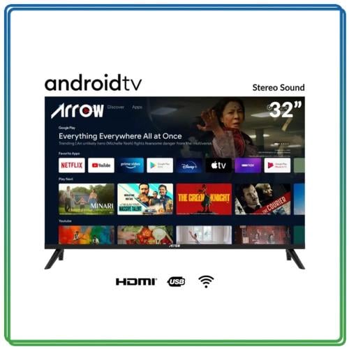 تلفزيون اركيو الذكي عالي الدقة LED مقاس 32 بوصة، ي...