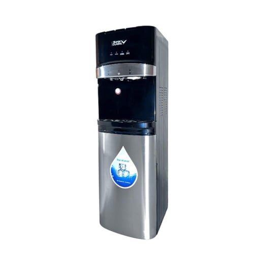 موزع مياه سوبر كلاسيك باللونين الأسود والفضي , نظا...