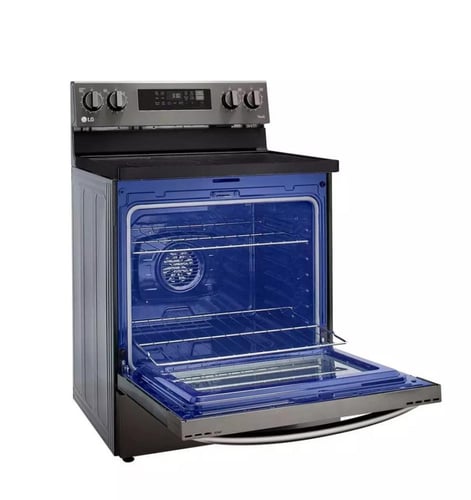 فرن كهربائي ال جي 6.3 قدماً مزود ™PrintProof أسود...