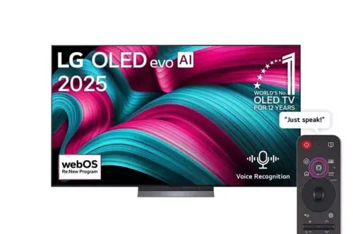 شاشة إل جي LG OLED evo AI C5 مقاس 55 بوصة