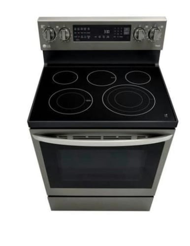 فرن ال جي كهرباء سراميك مقلاة هوائية 6.3 قدم مكعب...