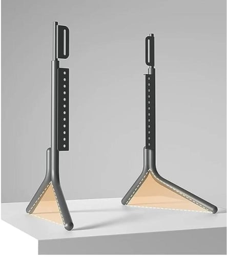 حامل تلفزيون عالمي على شكل حرف Y بتصميم بسيط مع غط...