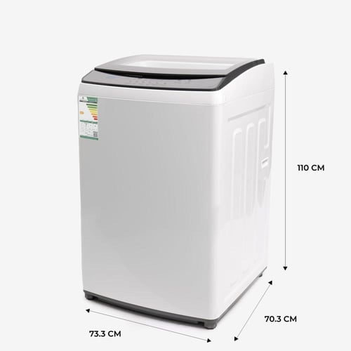 أوجين غسالة أوتوماتيك ,تعبئة علوية ,16 كغ ,أبيض -...