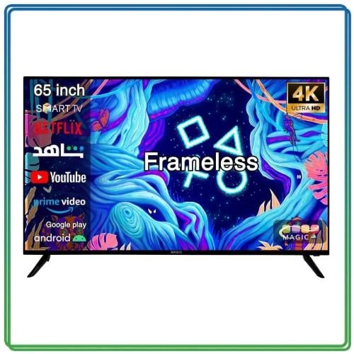 شاشة,ماركة مجك,65بوصة,اندرويد,سمارت,فوركية,الموديل...