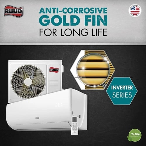 روود RUUD - مكيف اسبلت مقاس 36 - حار/بارد - واي فا...