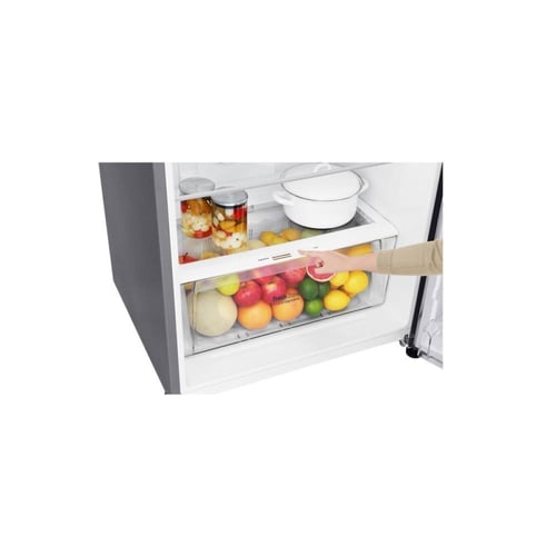 ثلاجة ذكية ال جي | فريزر علوي | مقبض خارجي | توزيع...