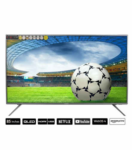 شاشة KMC QLED 85 بوصة سمارت 4K UHD – WebOS