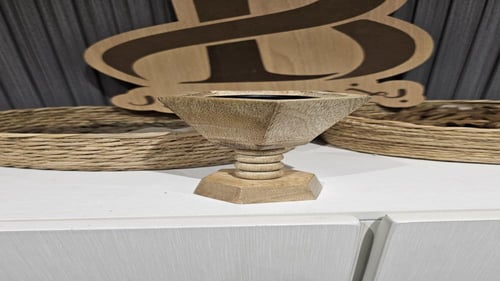 مباخر كبيره خشب هندي مع حفر