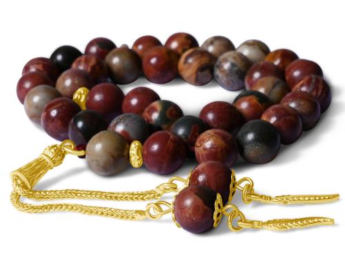 سبحة بيكاسو العنابي