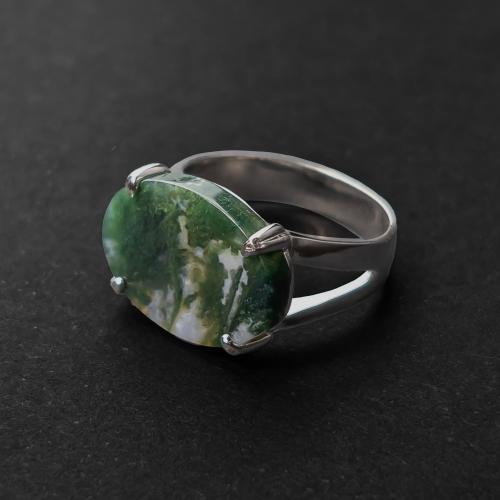 خاتم عقيق طبيعي ملكي – فضة 925