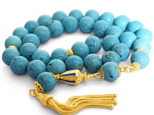 سبحة فيروز الأزرق