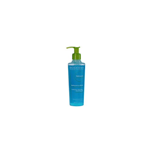جل ومنظف وتنقيه البشره سيبيوم من بيوديرما - 200ml