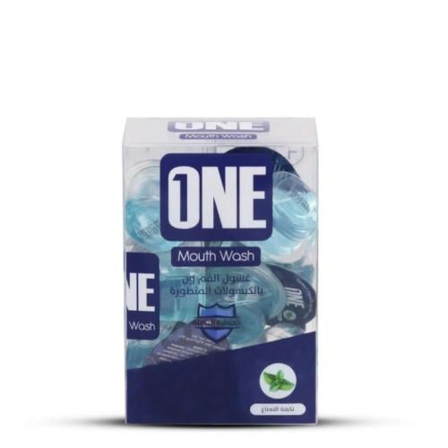 غسول الفم بالكبسولات المتطورة بنكهة النعناع من وان