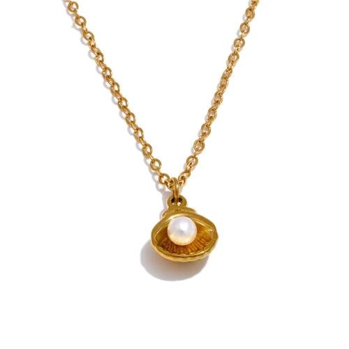 Zircon Necklace in 18k Gold Plated