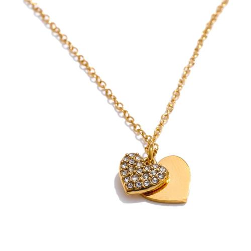 Zircon Necklace in 18k Gold Plated